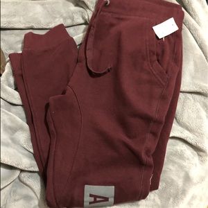 Maroon Aeropostale sweatpants
